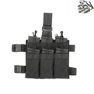 Cosciale drop leg panel m4 six-mag nero frog industries® (fi-m51613222-bk)