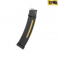 Mid-cap magazine 130bb w/dummy bullets black for mp5 cyma (cm-c295/cy0289)