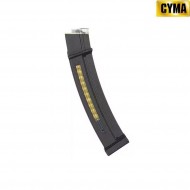 Mid-cap magazine 130bb w/dummy bullets black for mp5 cyma (cm-c295/cy0289)