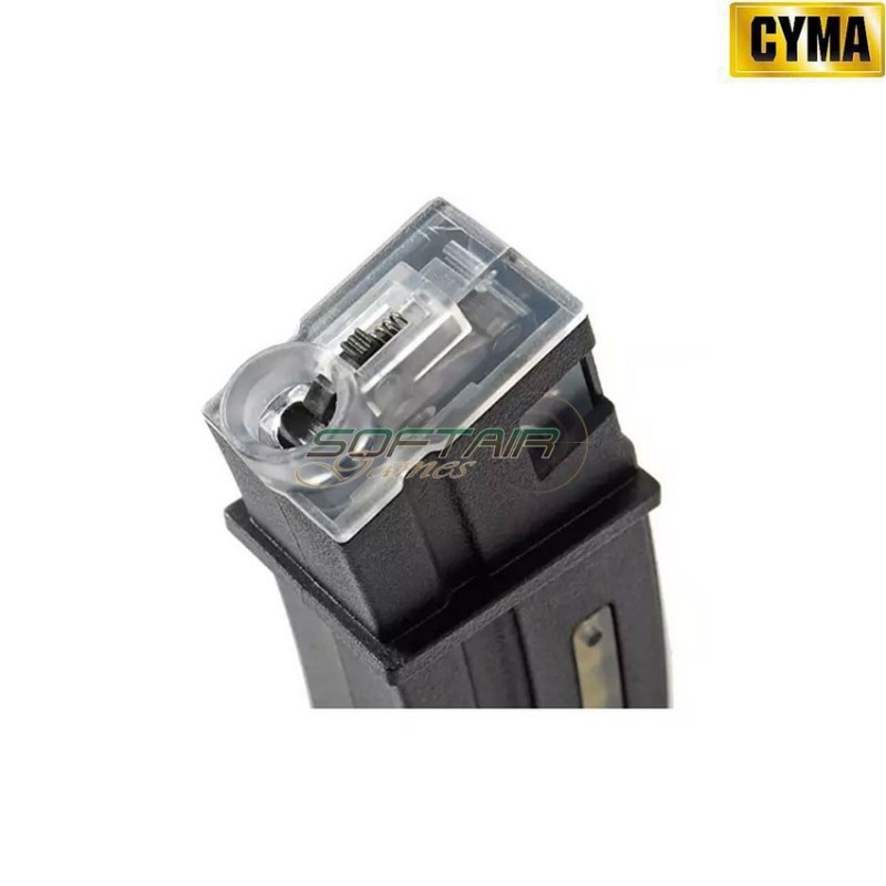 Caricatore monofilare 130bb c/dummy bullets nero per mp5 cyma (cm-c295/cy0289)