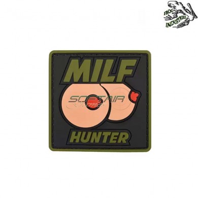 Patch 3d pvc MILF HUNTER frog industries® (fi-milf-hun)