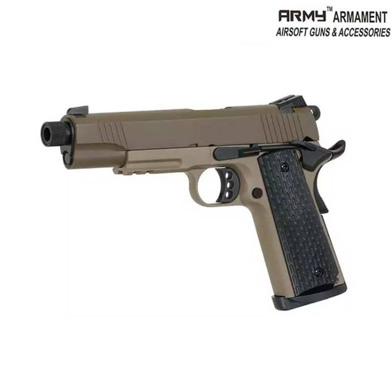 Pistola a gas 1911 r28 type dark earth/brown army™ armament® (arm-r28-tg-1)