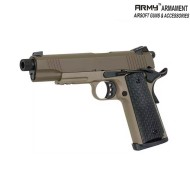 Pistola a gas 1911 r28 type dark earth/brown army™ armament® (arm-r28-tg-1)