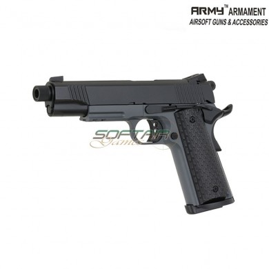 Gas gbb pistol 1911 r28 type grey/black army™ armament® (arm-r28-tg-2)