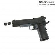 Pistola a gas 1911 r28 type grey/black army™ armament® (arm-r28-tg-2)