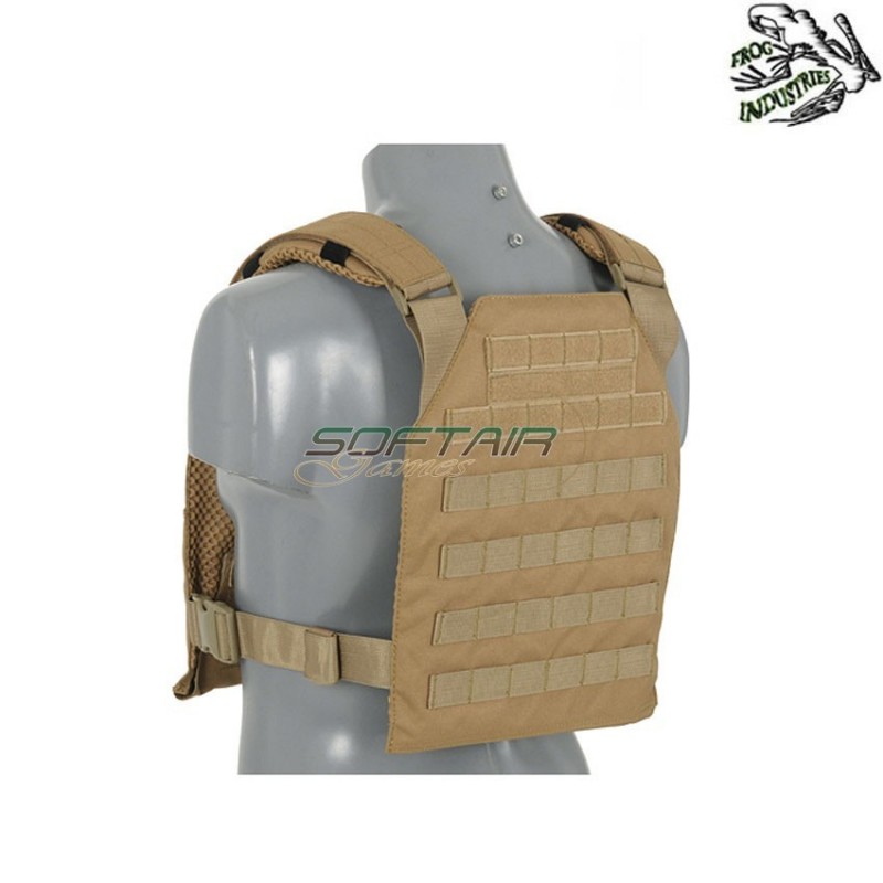 Multi-mission plate carrier coyote frog industries® (fi-m51611056-tan)