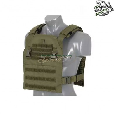 Multi-mission plate carrier olive drab frog industries® (fi-m51611056-od)