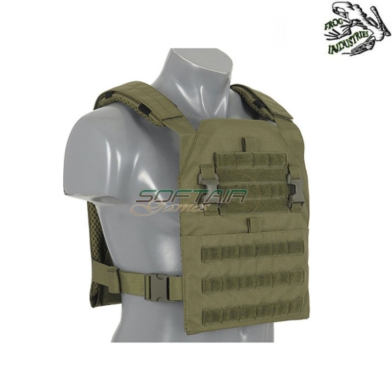 Multi-mission plate carrier olive drab frog industries® (fi-m51611056-od)