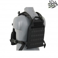 Assault plate carrier 7.62mm c/dummy sapi plates black frog industries® (fi-m51611027-1-bk)