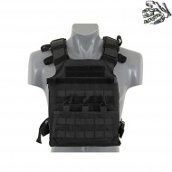Assault plate carrier 7.62mm w/dummy sapi plates black frog industries® (fi-m51611027-1-bk)
