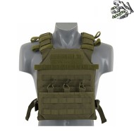 Assault plate carrier 7.62mm c/dummy sapi plates olive drab frog industries® (fi-m51611027-1-od)