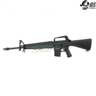 Electric rifle vietnam war m16a1 black full metal jing gong (jg-1601t)