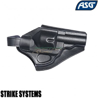 Belt Holster Black For Revolver Wg/dan Wesson 2/4 Pollici Strike Systems Asg (asg-19244)