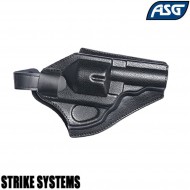 Fondina Black Da Cintura Per Revolver Wg/dan Wesson 2/4 Pollici Strike Systems Asg (asg-19244)
