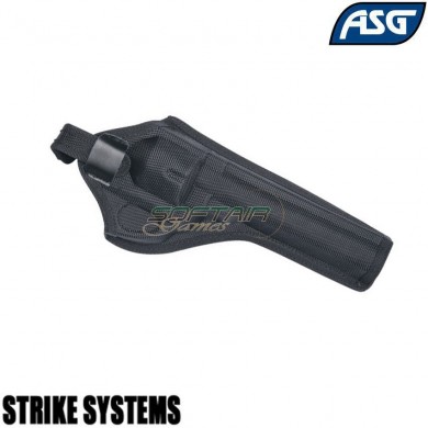 Nylon Belt Holster Black For Revolver Wg/dan Wesson 6/8 Pollici Strike Systems Asg (asg-17350)