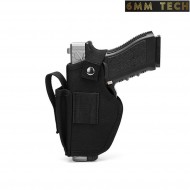 Fondina universale ambidestra iwb/owb basso profilo NERA 6MM TECH (6mmt-07-bk)