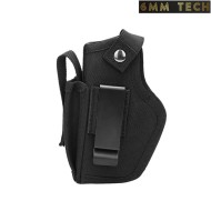 Universal ambidextrous holster iwb/owb low profile BLACK 6MM TECH (6mmt-07-bk)