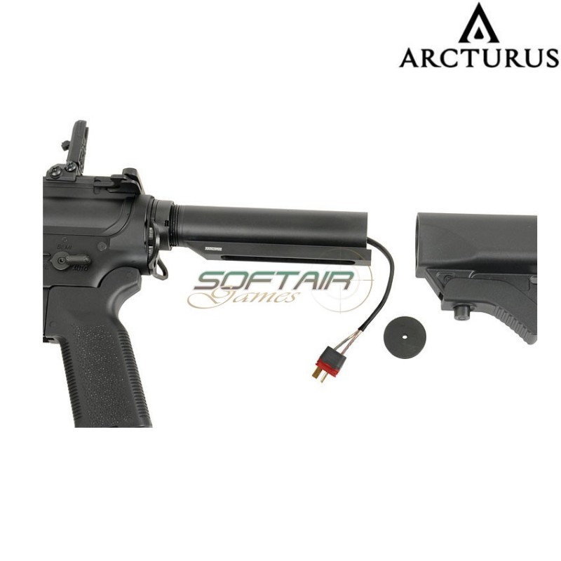 Electric rifle ar15 dwarf ar10 black arcturus (at-ar10)