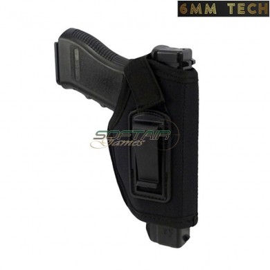 Low profile holster BLACK nylon 6MM TECH (6mmt-08-bk)