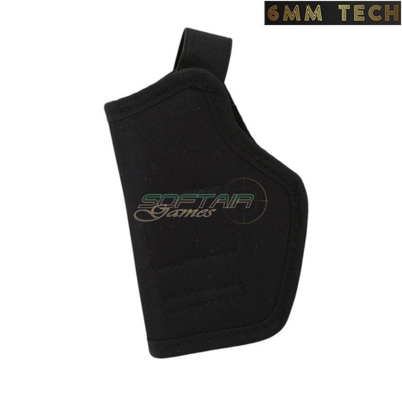 Fondina basso profilo NERA nylon 6MM TECH (6mmt-08-bk)