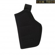 Fondina basso profilo NERA nylon 6MM TECH (6mmt-08-bk)