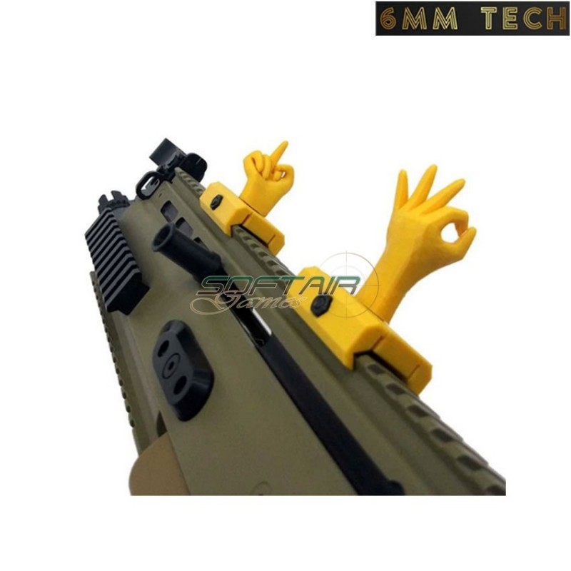 Stupid hands yellow set sights 6MM TECH (6mmt-09-ye) Stupid hands yellow set sights 6MM TECH (6mmt-09-ye)