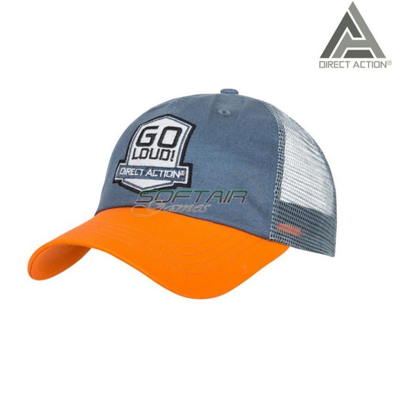 Feed Cap Go Loud Blue Direct Action® (da-cp-glfc-ctn-blu)