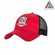 Feed Cap Go Loud Red Direct Action® (da-cp-glfc-ctn-red)