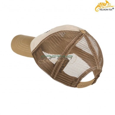 Trucker Logo Cap Cotton Ripstop khaki/u.s. brown Helikon-tex® (ht-cz-tlc-cr-1330b)