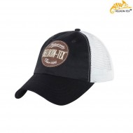 Trucker Logo Cap Cotton Twill black/white Helikon-tex® (ht-cz-tlc-ct-0120a)