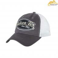 Trucker Logo Cap Cotton Twill shadow grey/white Helikon-tex® (ht-cz-tlc-ct-3520a)