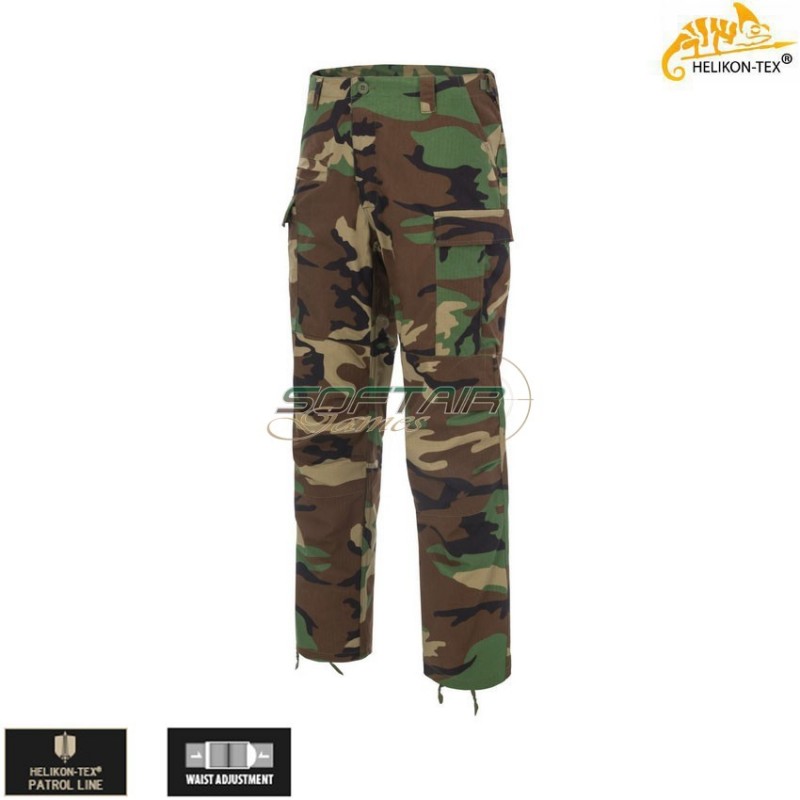 Pantaloni BDU MK2 us woodland Helikon-tex® (ht-sp-bd2-pr-03)