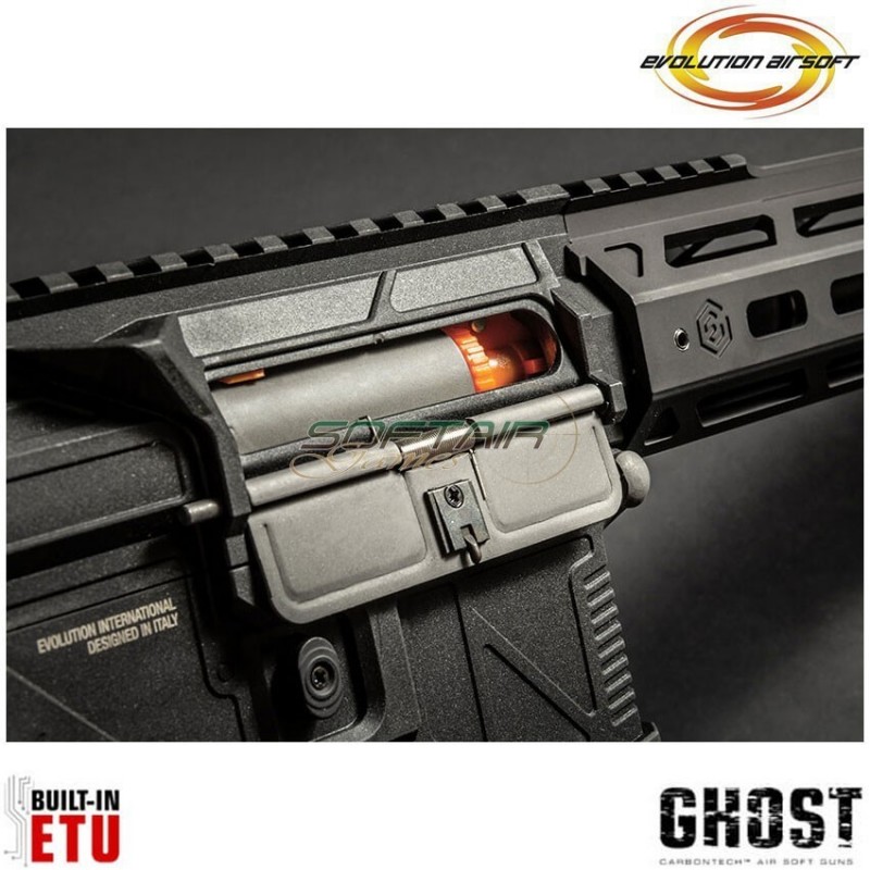 Fucile elettrico Ghost XS EMR AX black Carbontech ETU evolution airsoft (ea-ec38ar-etu)