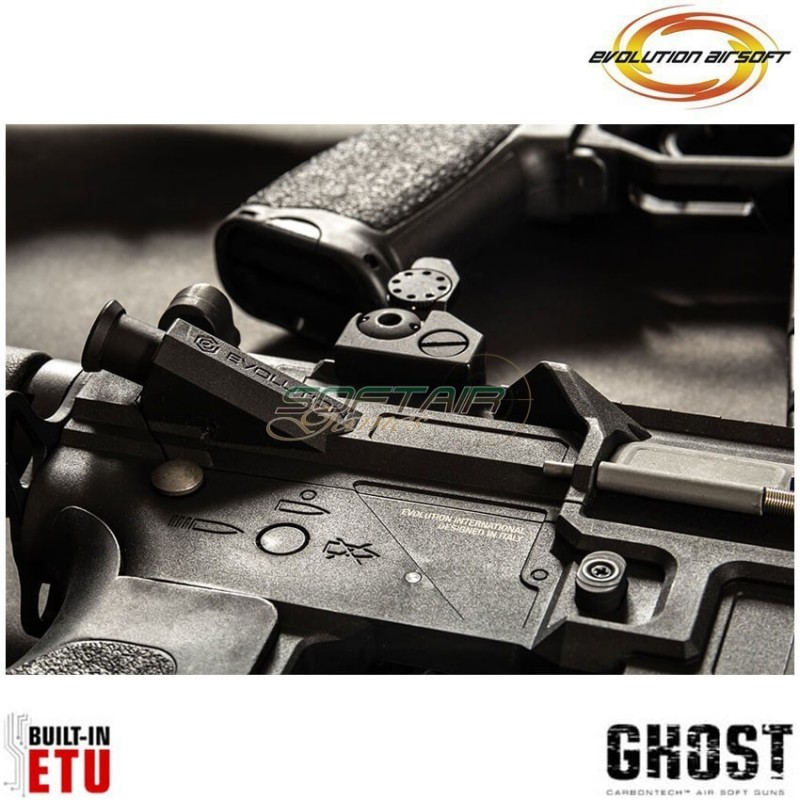 Fucile elettrico Ghost XS EMR AX black Carbontech ETU evolution airsoft (ea-ec38ar-etu)