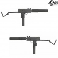 Submachine electric gun mac-10 smg full set black jing gong (jg-0452) Submachine electric gun mac-10 smg full set black jing gong (jg-0452)