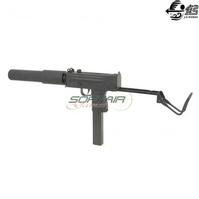 Submachine electric gun mac-10 smg full set black jing gong (jg-0452) Submachine electric gun mac-10 smg full set black jing gong (jg-0452)