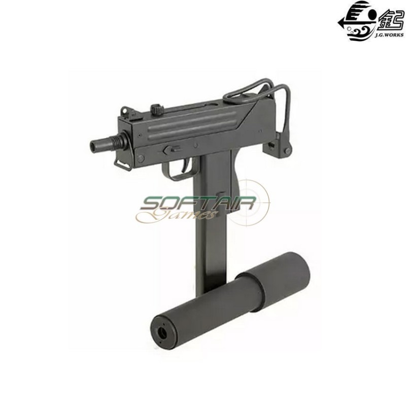 Mitraglietta elettrica mac-10 smg full set black jing gong (jg-0452)