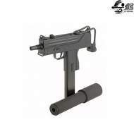 Submachine electric gun mac-10 smg full set black jing gong (jg-0452) Submachine electric gun mac-10 smg full set black jing gong (jg-0452)