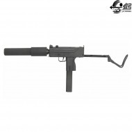 Submachine electric gun mac-10 smg full set black jing gong (jg-0452) Submachine electric gun mac-10 smg full set black jing gong (jg-0452)