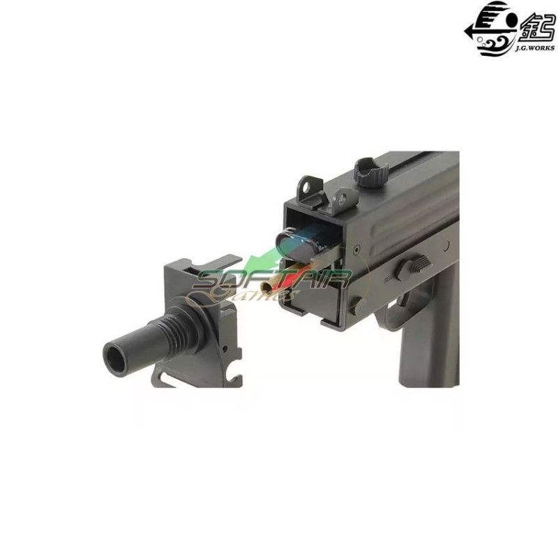 Mitraglietta elettrica mac-10 smg full set black jing gong (jg-0452)
