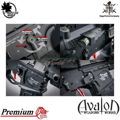 NEW 2021 Version fucile elettrico avalon premium samurai edge cqb black vfc (av1-m4edgsbk01)