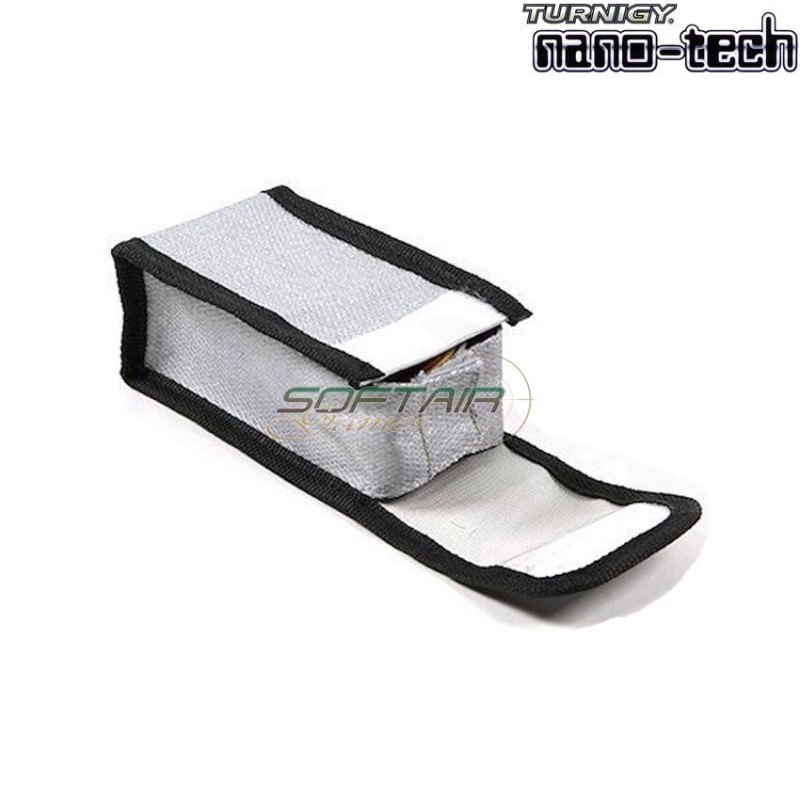 Fire Retardant LiPoly Battery Bag 120x53x42mm Turnigy Nano-tech (90287) Fire Retardant LiPoly Battery Bag 120x53x42mm Turnigy Nano-tech (90287)