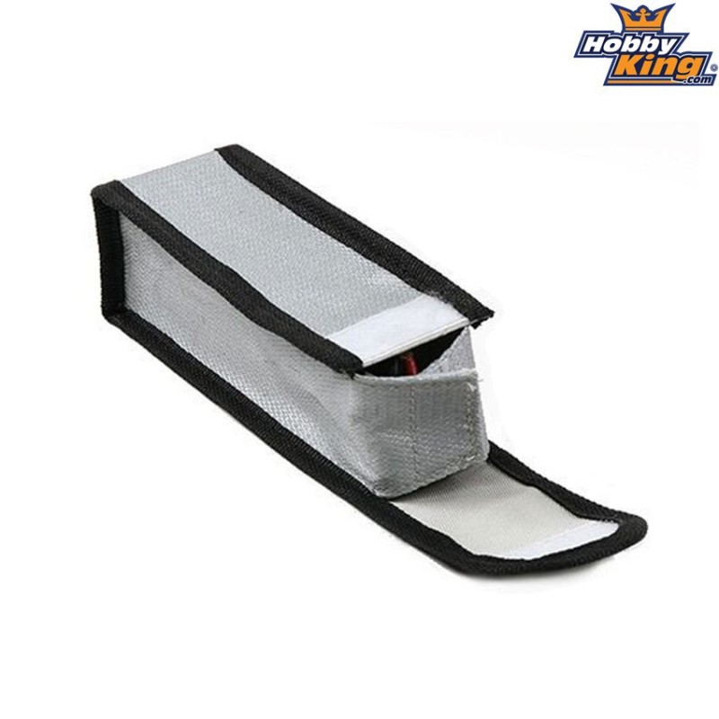 Fire Retardant LiPoly Battery Bag 170x45x50mm Hobby King (90266)