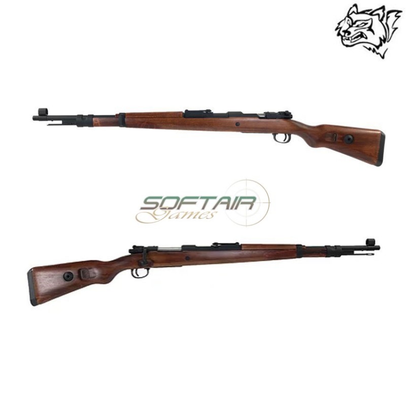 Fucile a molla wwii kar 98k sniper REAL WOOD snow wolf (sw-swolf024)