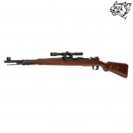 Fucile a molla c/ottica wwii kar 98k sniper snow wolf (sw-024809)