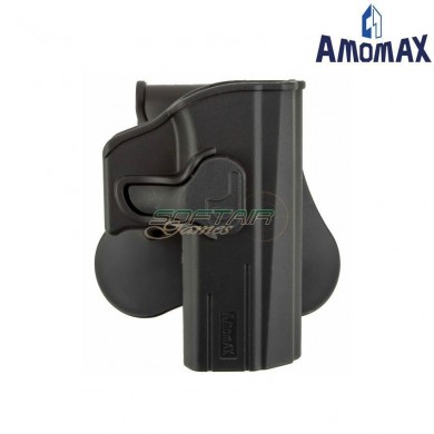Fondina rigida black per pistola CZ P-07/P-09 amomax (am-27400)