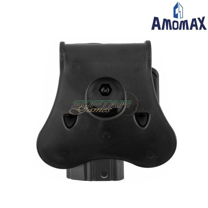 Rigid holster black for pistol CZ P-07/P-09 amomax (am-27400)