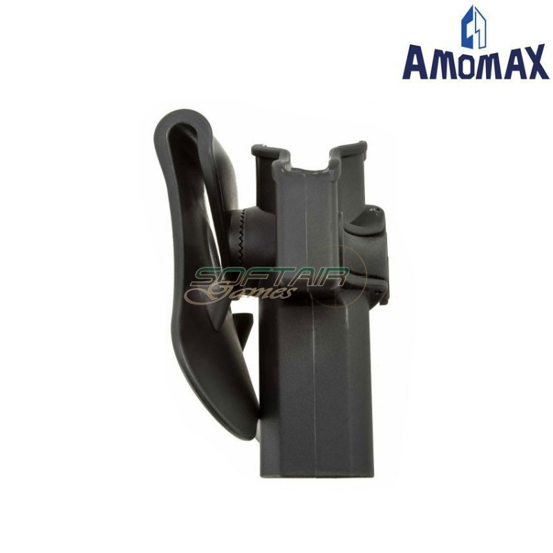 Fondina rigida black per pistola CZ P-07/P-09 amomax (am-27400)