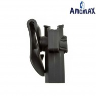 Fondina rigida black per pistola CZ P-07/P-09 amomax (am-27400)