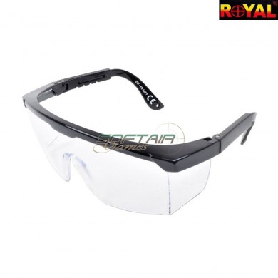 Tactical Simple Eyewear Black Frame & Clear Lense Royal (h606-b45)